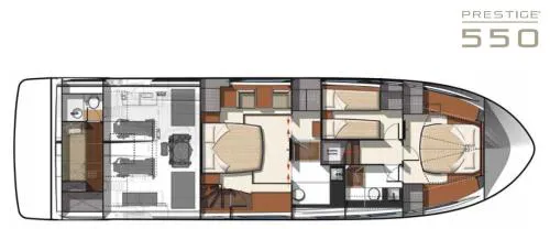 Jeanneau Prestige 550 fly, 2014, Split, Croatia – fotografija 22